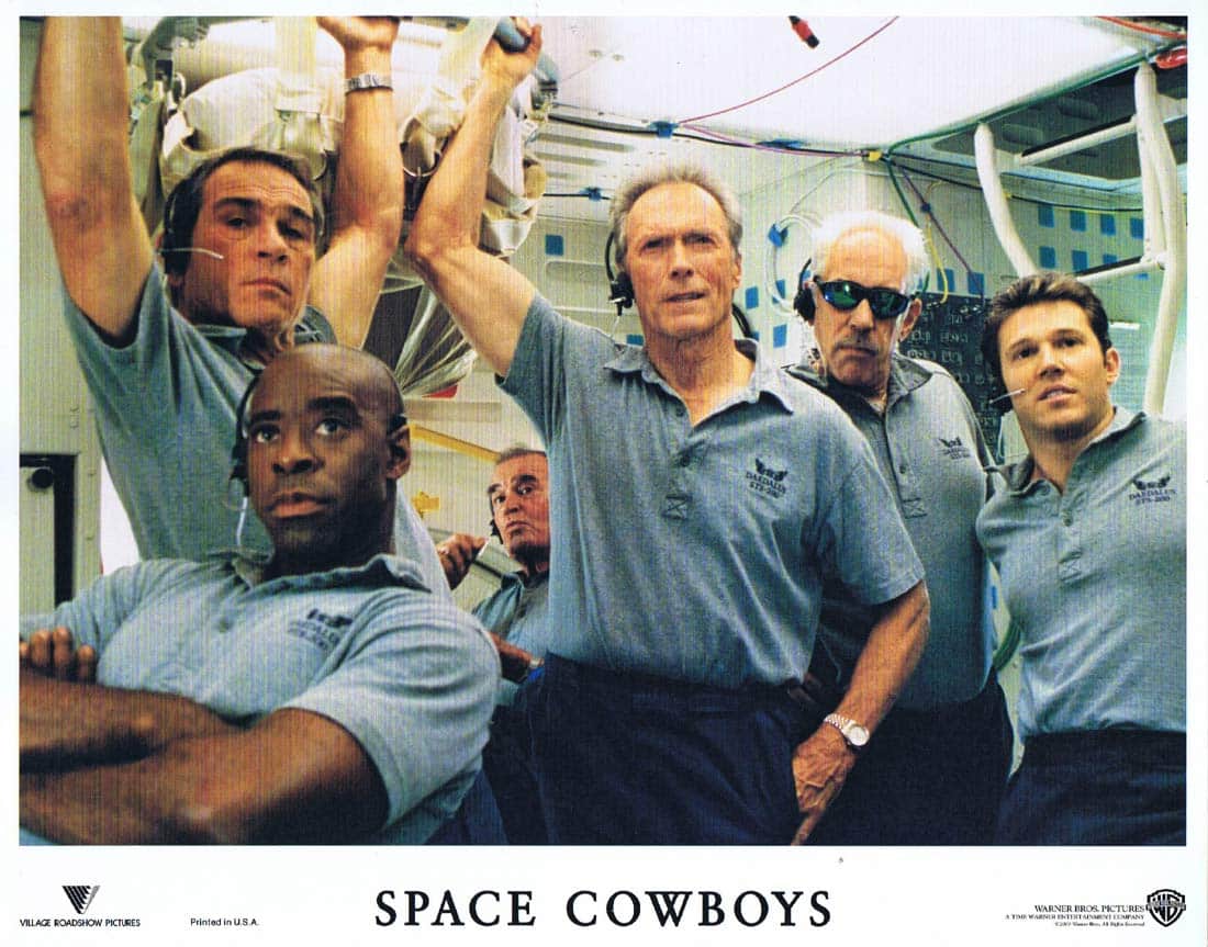 SPACE COWBOYS Original Lobby Card 2 Clint Eastwood Tommy Lee Jones Donald Sutherland