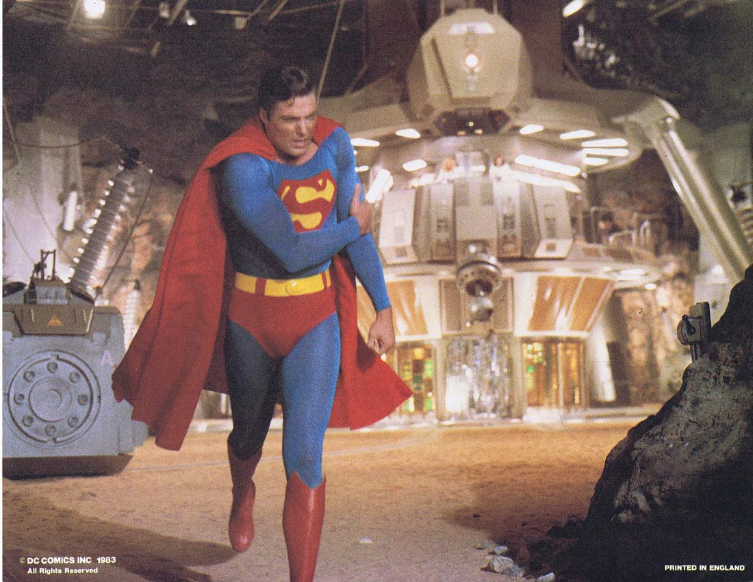 SUPERMAN III Original UK Lobby Card 3 Christopher Reeve Pamela Stephenson 3