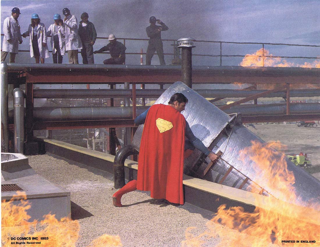 SUPERMAN III Original UK Lobby Card 4 Christopher Reeve Pamela Stephenson 3