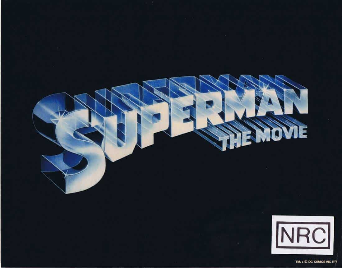 SUPERMAN Original Deluxe Lobby Card 1 Christopher Reeve Marlon Brando Gene Hackman