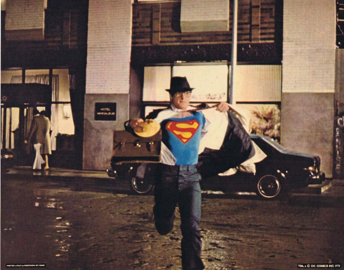 SUPERMAN Original Deluxe Lobby Card 5 Christopher Reeve Marlon Brando Gene Hackman