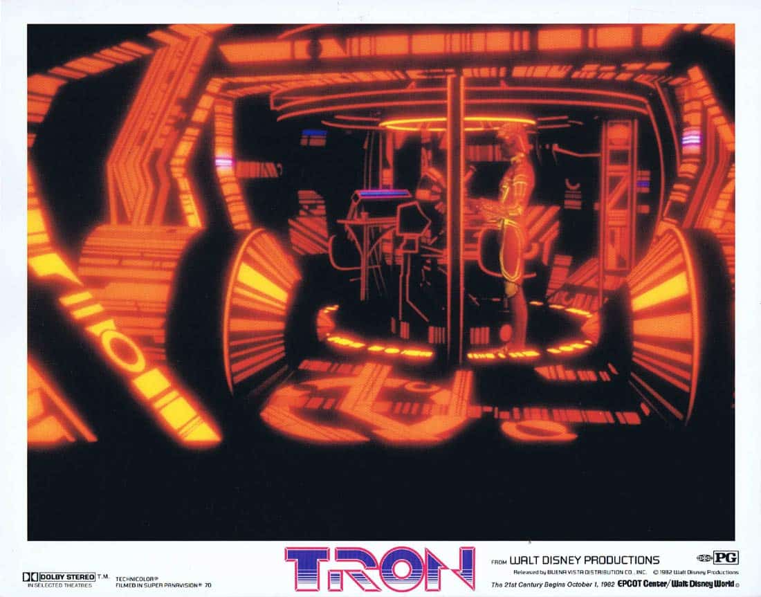 TRON Original Lobby Card 3 Jeff Bridges Bruce Boxleitner Sci Fi