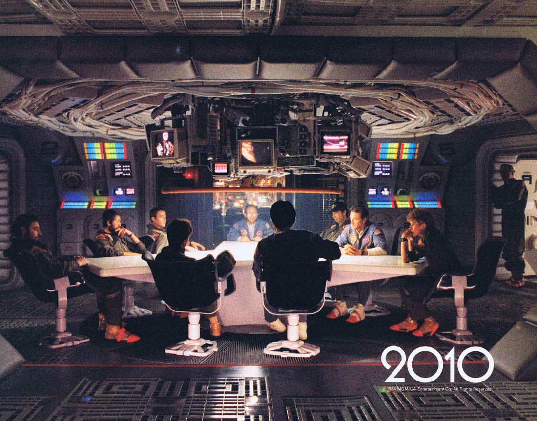 2010 THE YEAR WE MAKE CONTACT Original Lobby Card 10 Roy Scheider John Lithgow Sci Fi