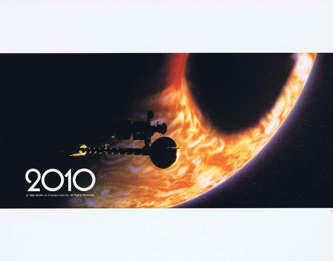 2010 THE YEAR WE MAKE CONTACT Original Lobby Card 1 Roy Scheider John Lithgow Sci Fi