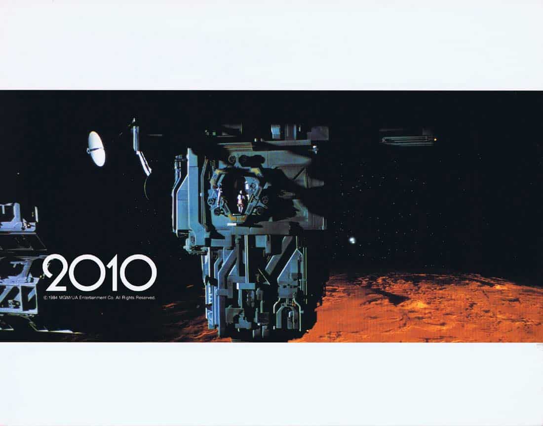 2010 THE YEAR WE MAKE CONTACT Original Lobby Card 2 Roy Scheider John Lithgow Sci Fi