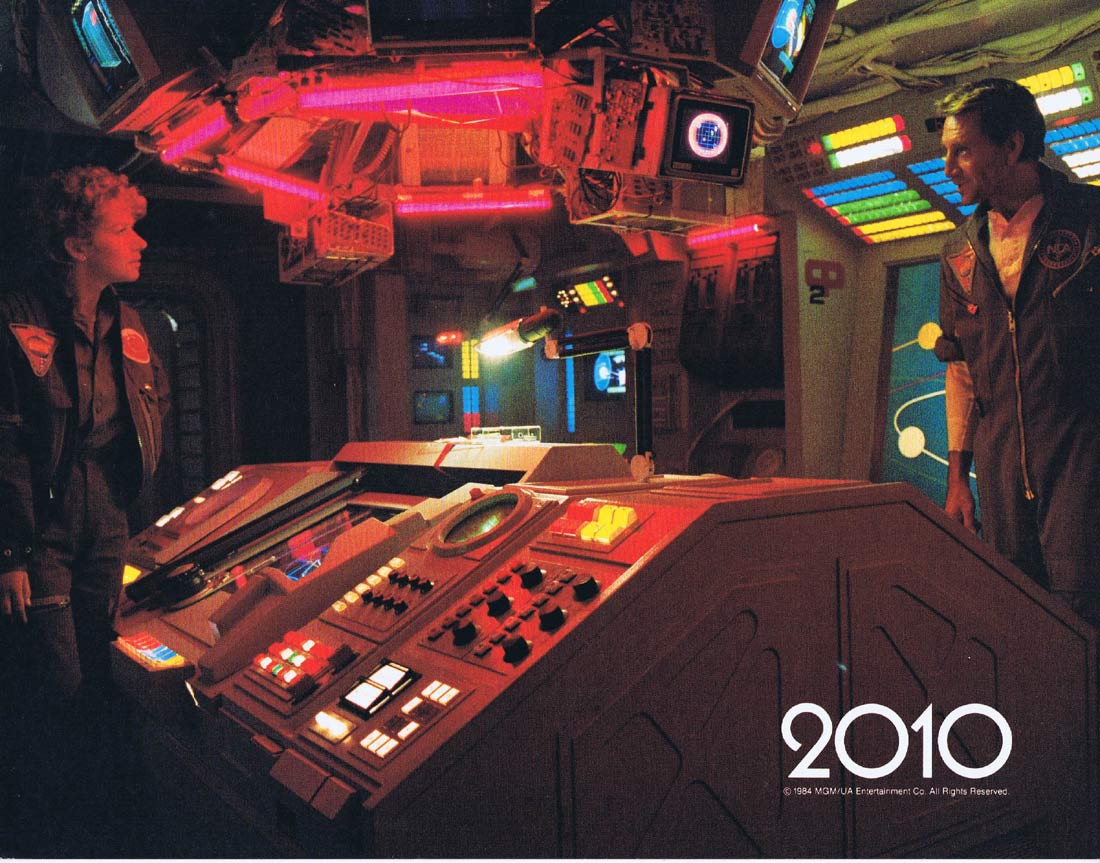 2010 THE YEAR WE MAKE CONTACT Original Lobby Card 8 Roy Scheider John Lithgow Sci Fi
