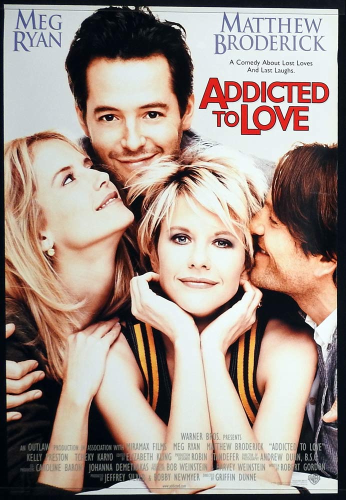ADDICTED TO LOVE Original One Sheet Movie Poster Meg Ryan Matthew Broderick Kelly Preston