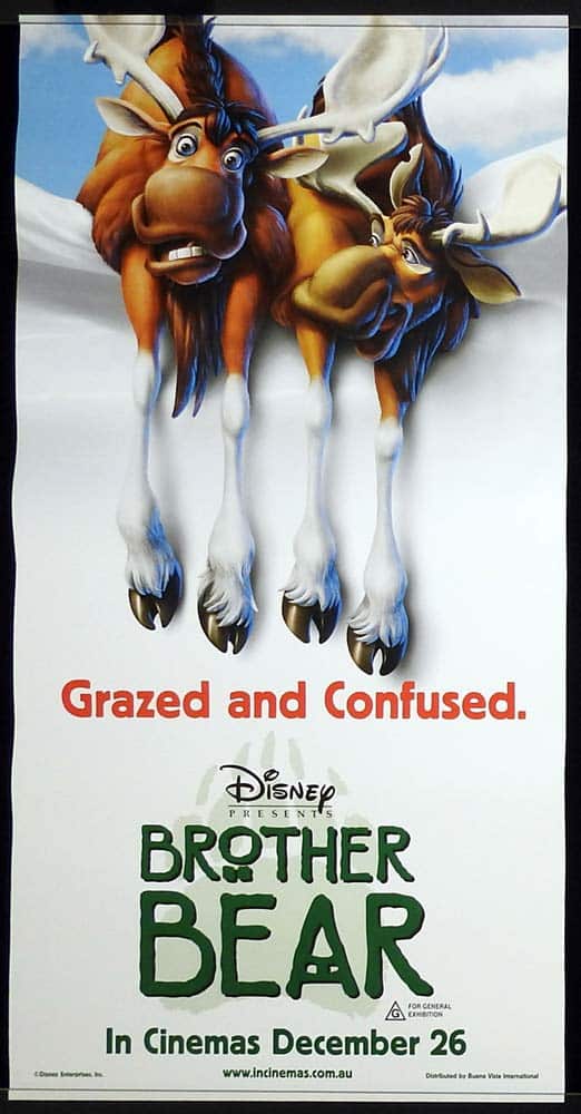BROTHER BEAR Original Daybill Movie poster Joaquin Phoenix Jeremy Suarez