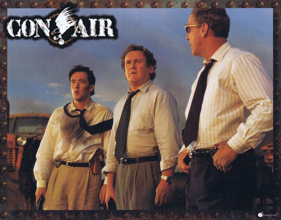 CON AIR Original US Lobby card 3 Nicolas Cage John Cusack John Malkovich