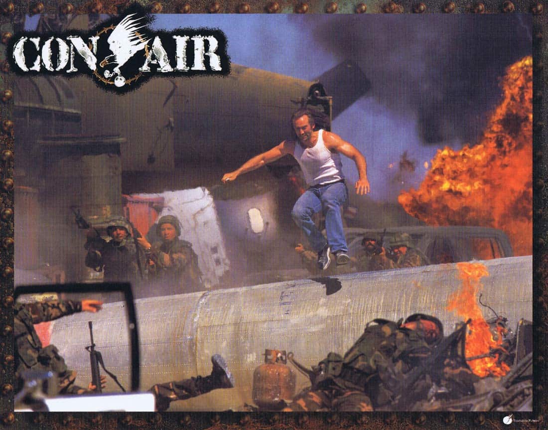 CON AIR Original US Lobby card 4 Nicolas Cage John Cusack John Malkovich