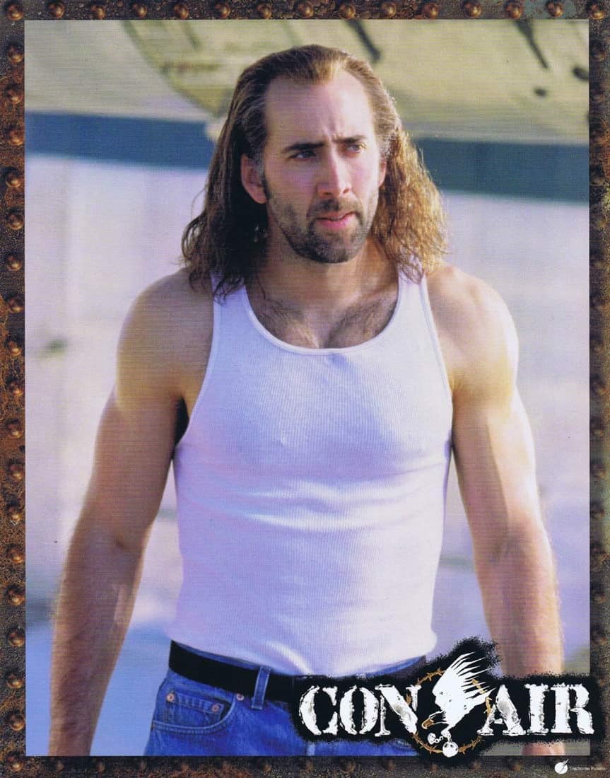 CON AIR Original US Lobby card 5 Nicolas Cage John Cusack John Malkovich