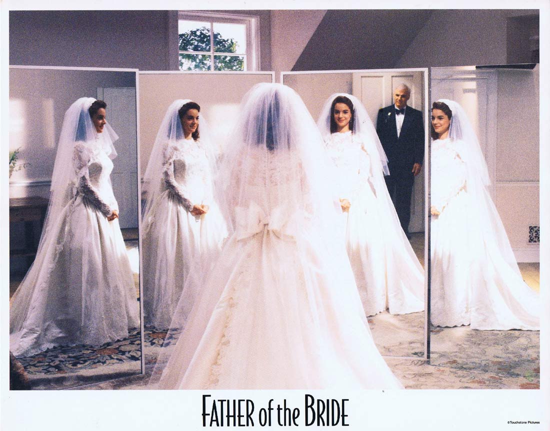 FATHER OF THE BRIDE Original Lobby Card 6 Steve Martin Diane Keaton