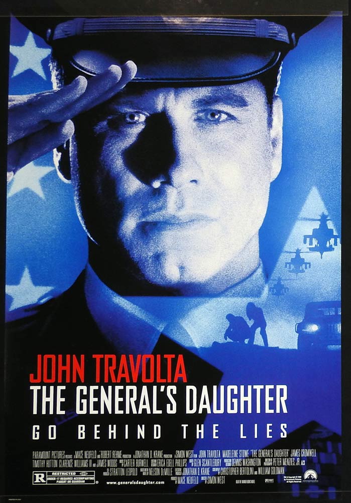 THE GENERALS DAUGHTER Original US DS One Sheet Movie Poster John Travolta Madeleine Stowe
