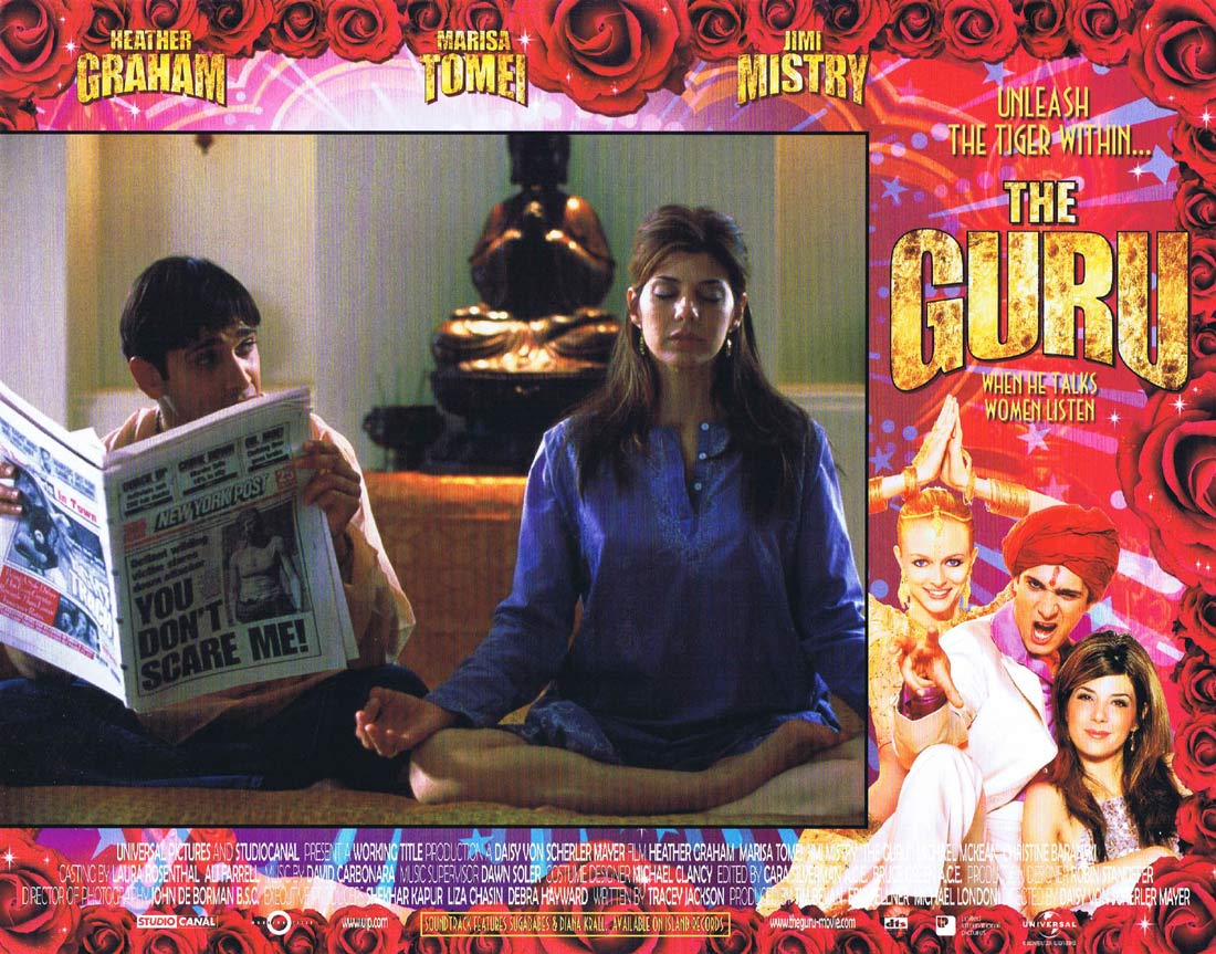 THE GURU Original Lobby Card 2 Heather Graham Marisa Tomei Jimi Mistry