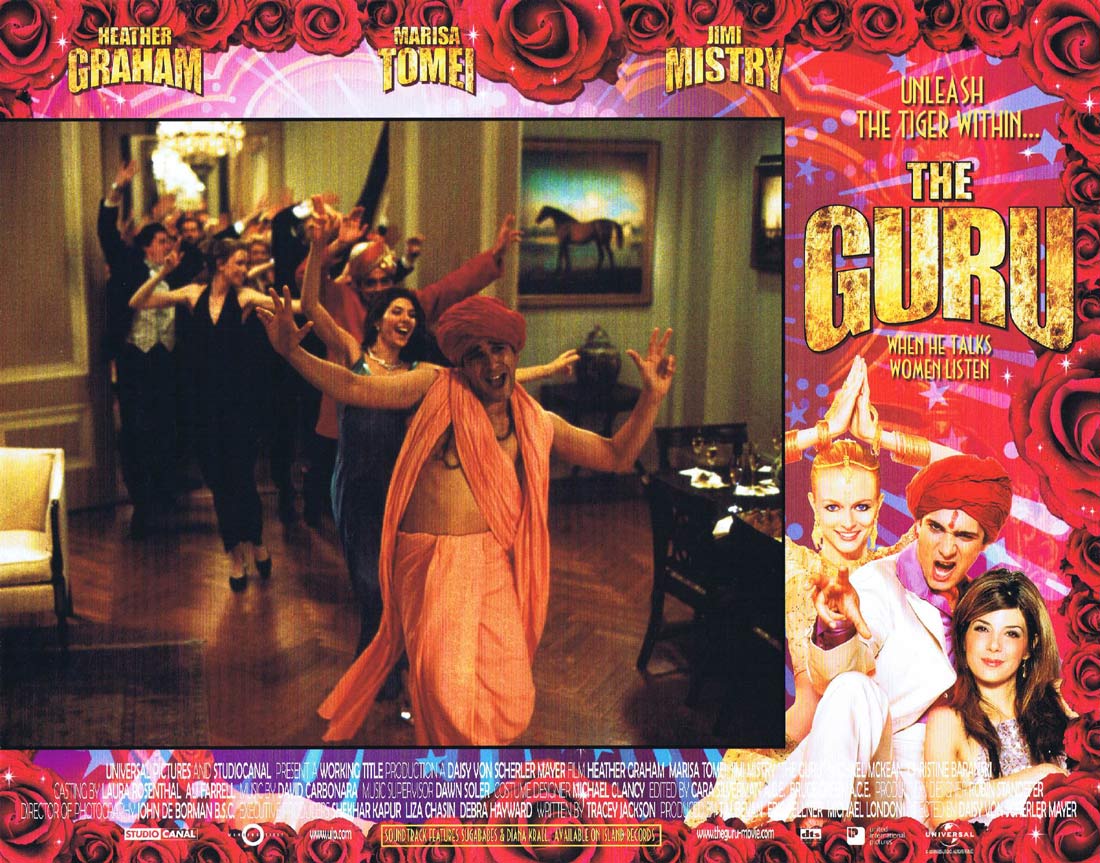 THE GURU Original Lobby Card 4 Heather Graham Marisa Tomei Jimi Mistry