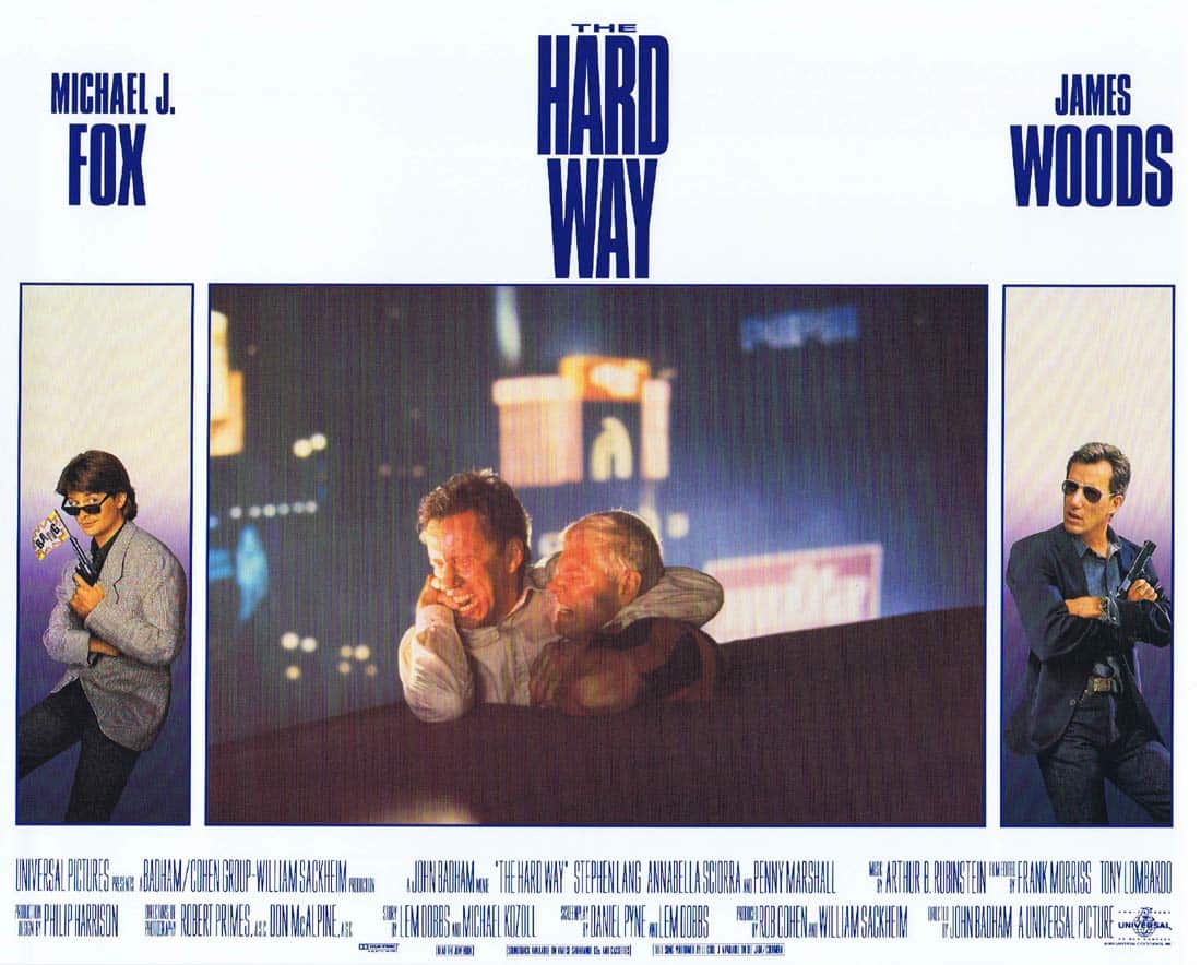 THE HARD WAY Original Lobby Card 4 Michael J. Fox James Woods