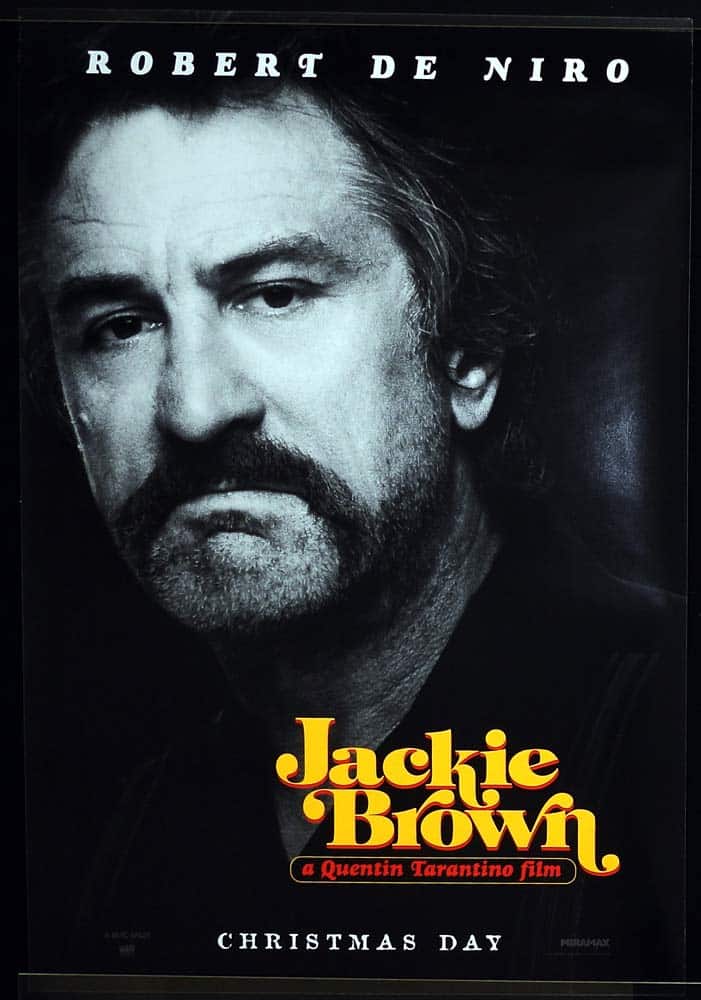 JACKIE BROWN Original ADV TEASER One Sheet Movie Poster Robert De Niro Quentin Tarantino