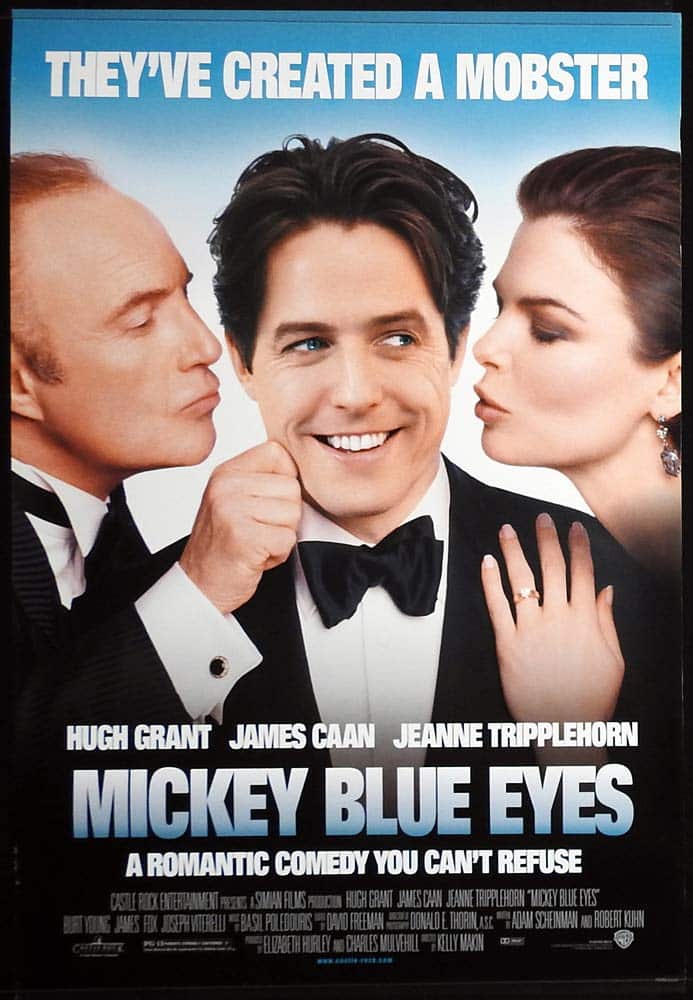 MICKEY BLUE EYES Original One Sheet Movie Poster Hugh Grant James Caan Jeanne Tripplehorn