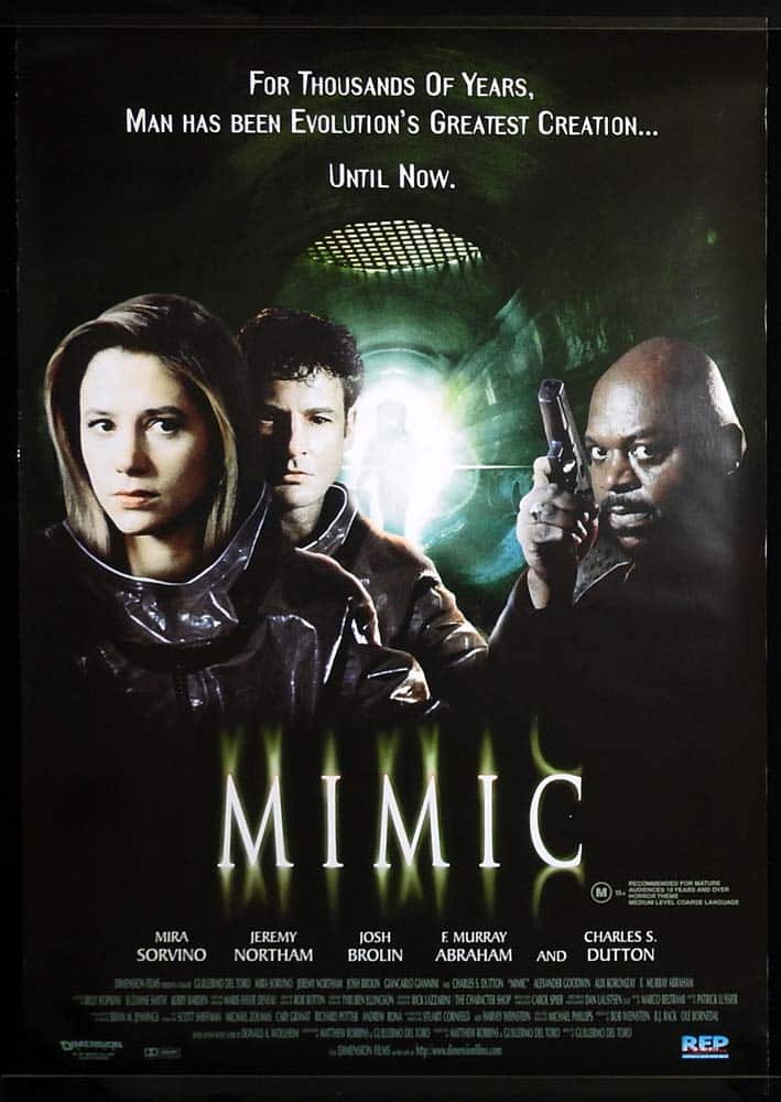 MIMIC Original One Sheet Movie Poster Mira Sorvino Jeremy Northam Josh Brolin