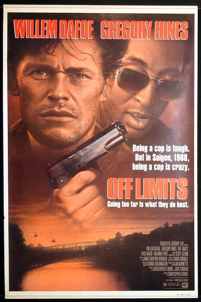 OFF LIMITS Original US One Sheet Movie Poster Willem Dafoe Gregory Hines