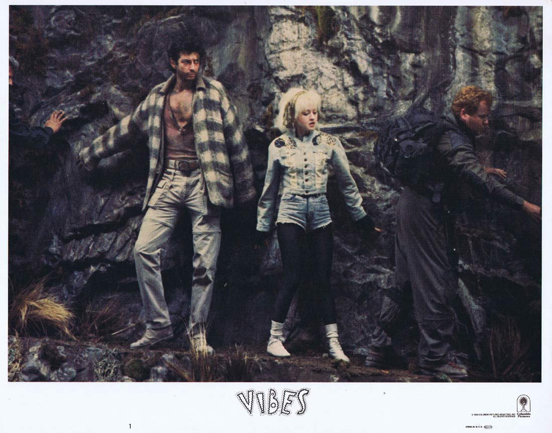 VIBES Original Lobby Card 1 Cyndi Lauper Jeff Goldblum Julian Sands