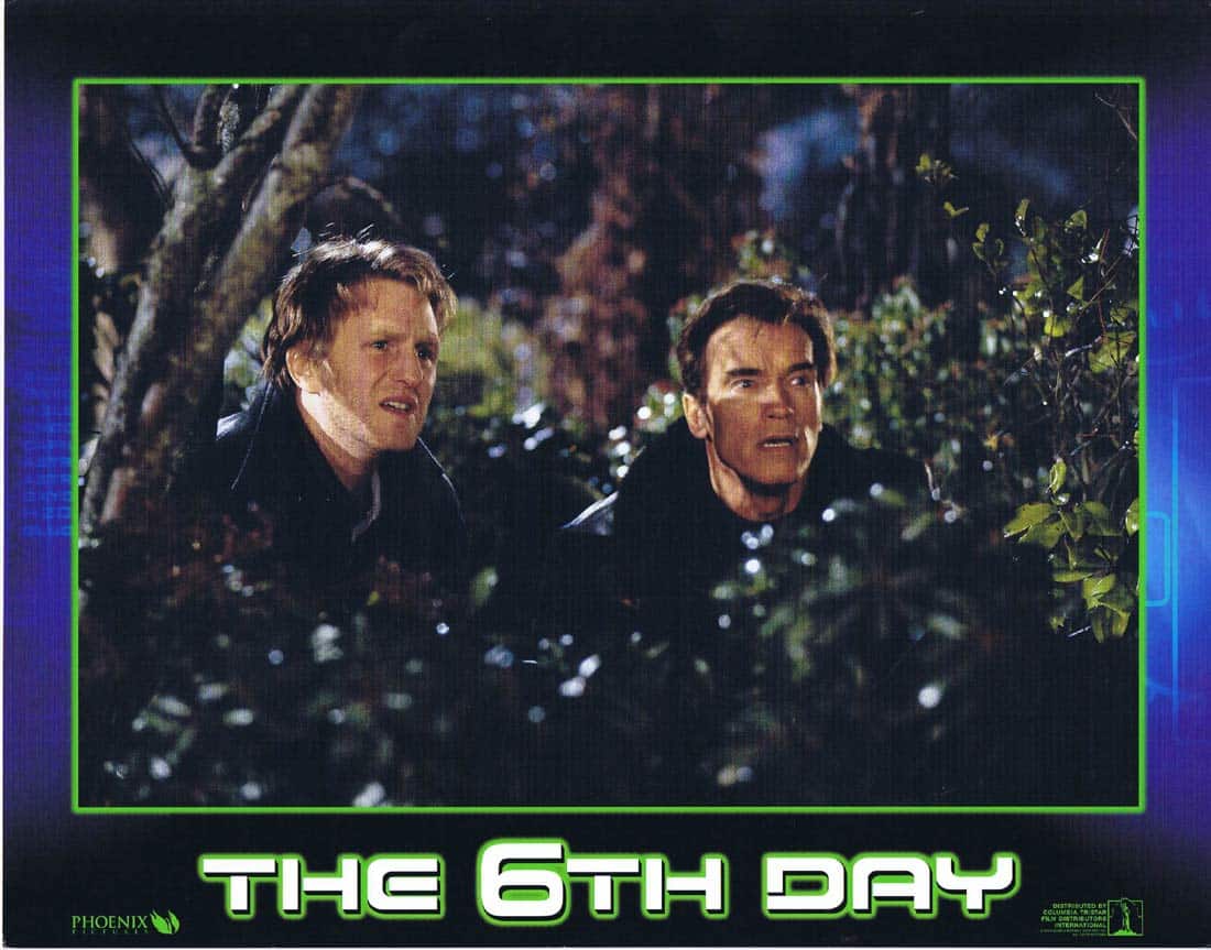 THE 6TH DAY Lobby Card 8 Arnold Schwarzenegger Michael Rapaport