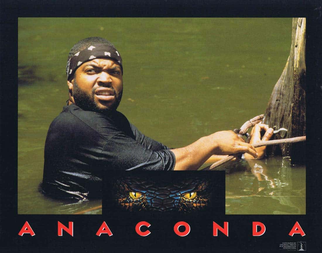 ANACONDA Original Lobby Card 1 Jennifer Lopez Ice Cube Owen Wilson Snake Horror