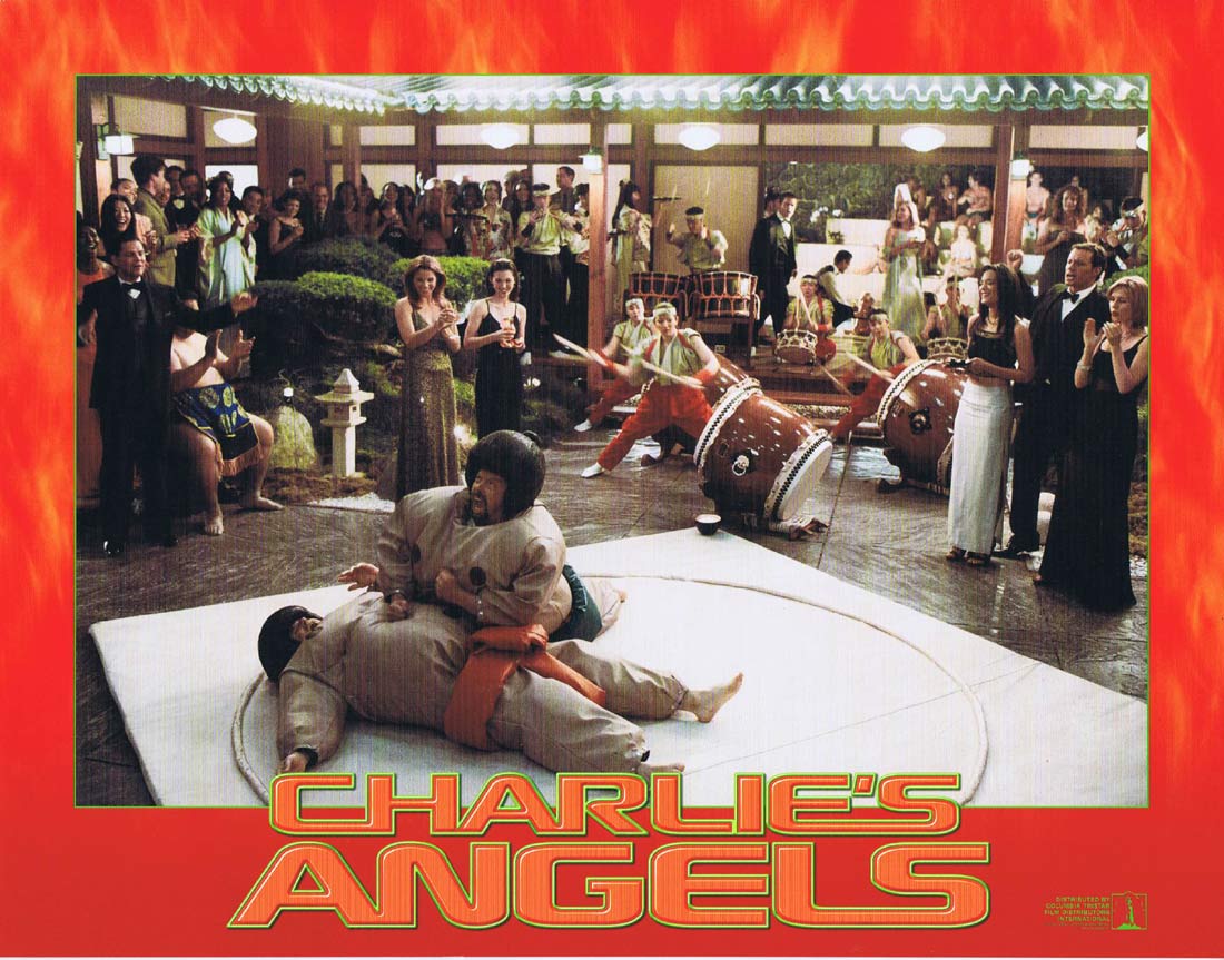 CHARLIE’S ANGELS Original Lobby Card 7 Cameron Diaz Drew Barrymore Lucy Liu