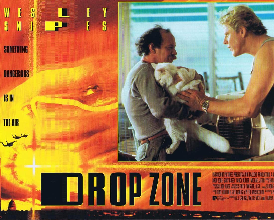DROP ZONE Original Lobby Card 4 Wesley Snipes Gary Busey Yancy Butler