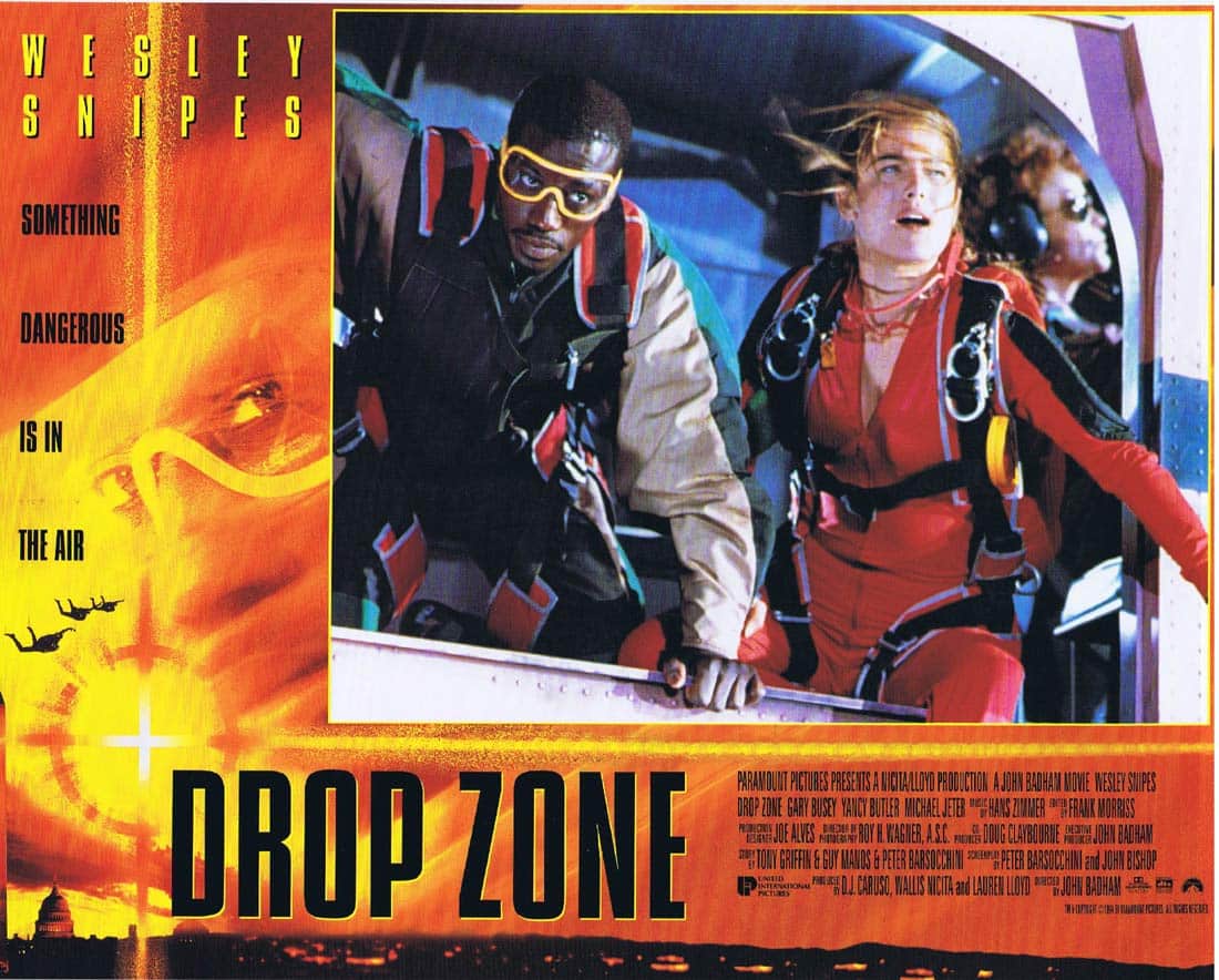 DROP ZONE Original Lobby Card 6 Wesley Snipes Gary Busey Yancy Butler