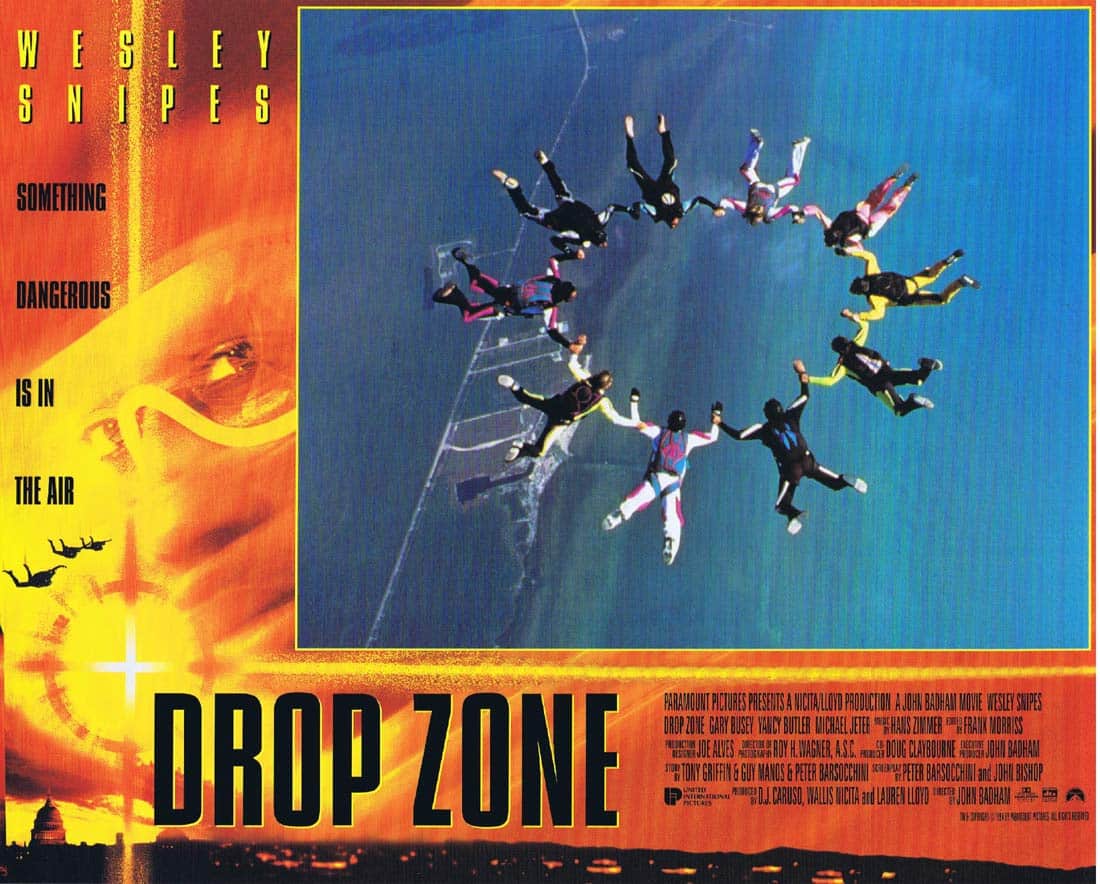 DROP ZONE Original Lobby Card 7 Wesley Snipes Gary Busey Yancy Butler