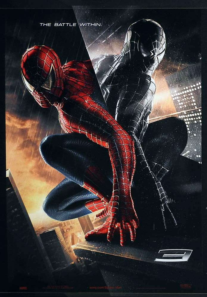 SPIDER-MAN 3 Original US ADV DS One sheet Movie poster Tobey Maguire Kirsten Dunst James Franco