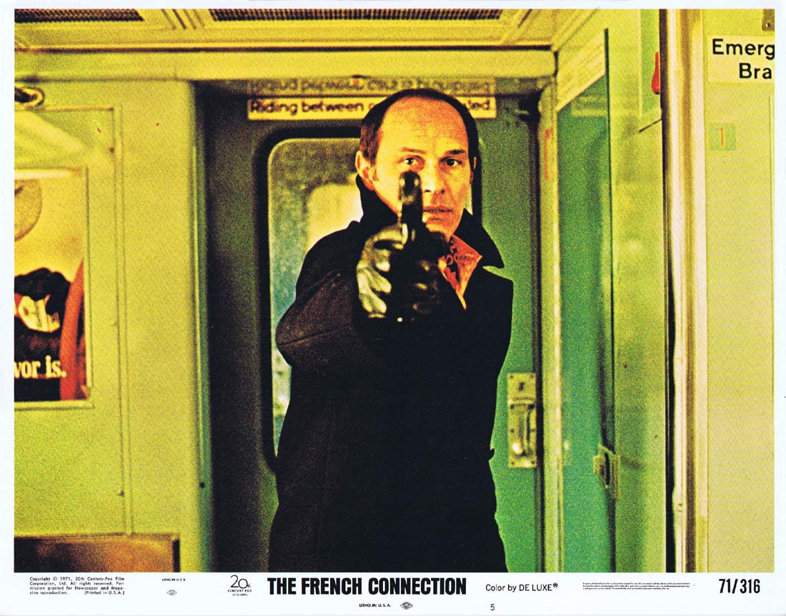 THE FRENCH CONNECTION Original Lobby Card 5 Gene Hackman Roy Scheider