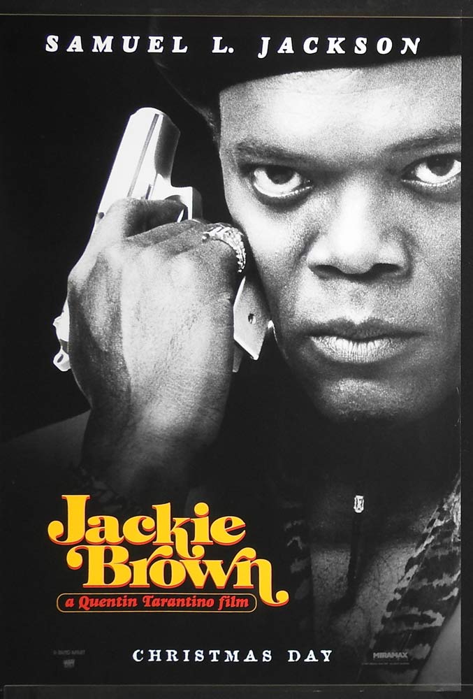JACKIE BROWN Original ADV One Sheet Movie Poster Samuel L.Jackson Quentin Tarantino