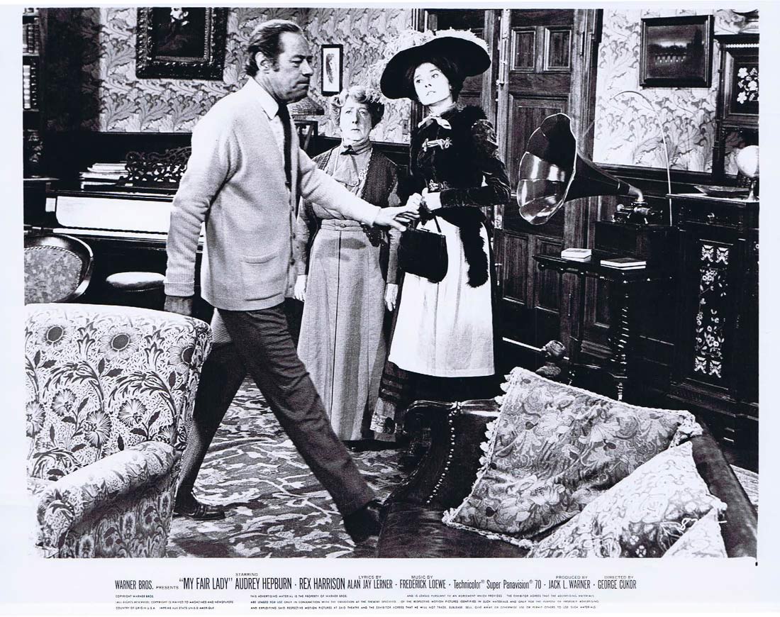 MY FAIR LADY Original Movie Still 5 Audrey Hepburn Stanley Holloway Rex Harrison