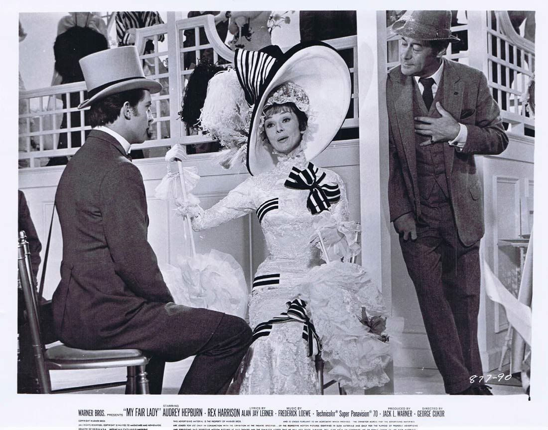 MY FAIR LADY Original Movie Still 6 Audrey Hepburn Stanley Holloway Rex Harrison