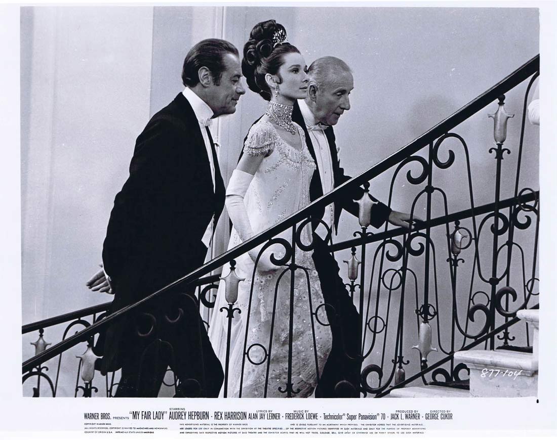 MY FAIR LADY Original Movie Still 7 Audrey Hepburn Stanley Holloway Rex Harrison