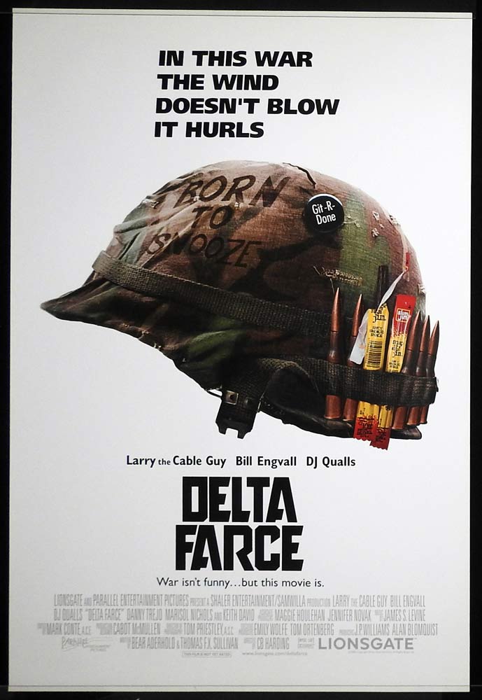 DELTA FARCE Original One Sheet Movie poster Bill Engvall Larry the Cable Guy