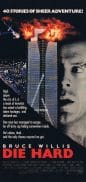 DIE HARD Original Daybill Movie Poster Bruce Willis Alan Rickman