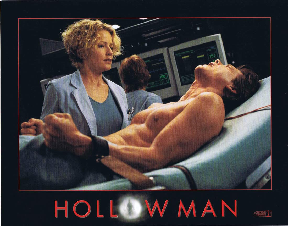 HOLLOW MAN Original Lobby Card 2 Elisabeth Shue Kevin Bacon Josh Brolin