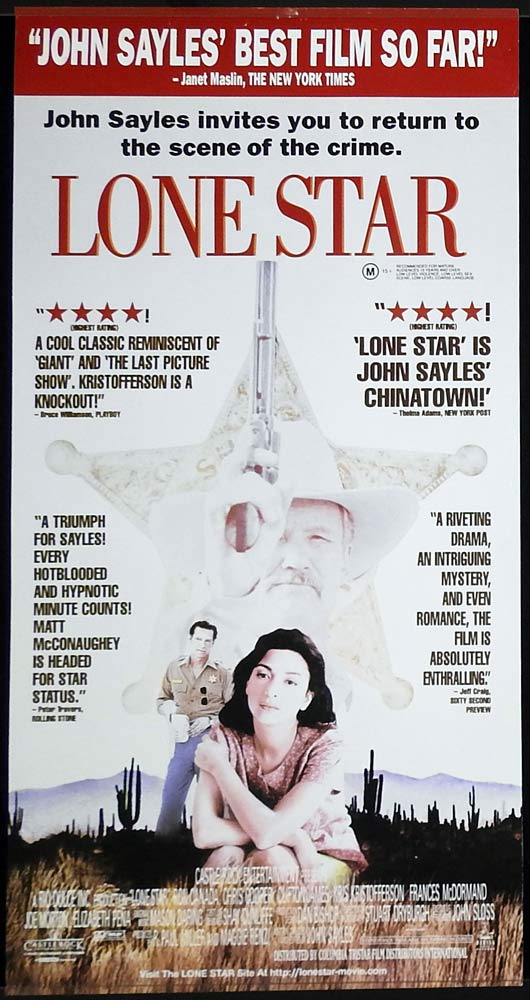 LONE STAR Original Daybill Movie Poster Eddie Murphy Kris Kristofferson Matthew McConaughey