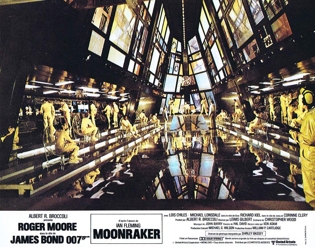 MOONRAKER Original French Lobby Card 1 Roger Moore James Bond