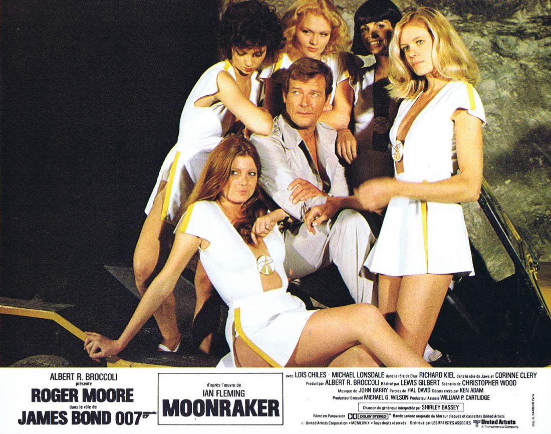 MOONRAKER Original French Lobby Card 3 Roger Moore James Bond
