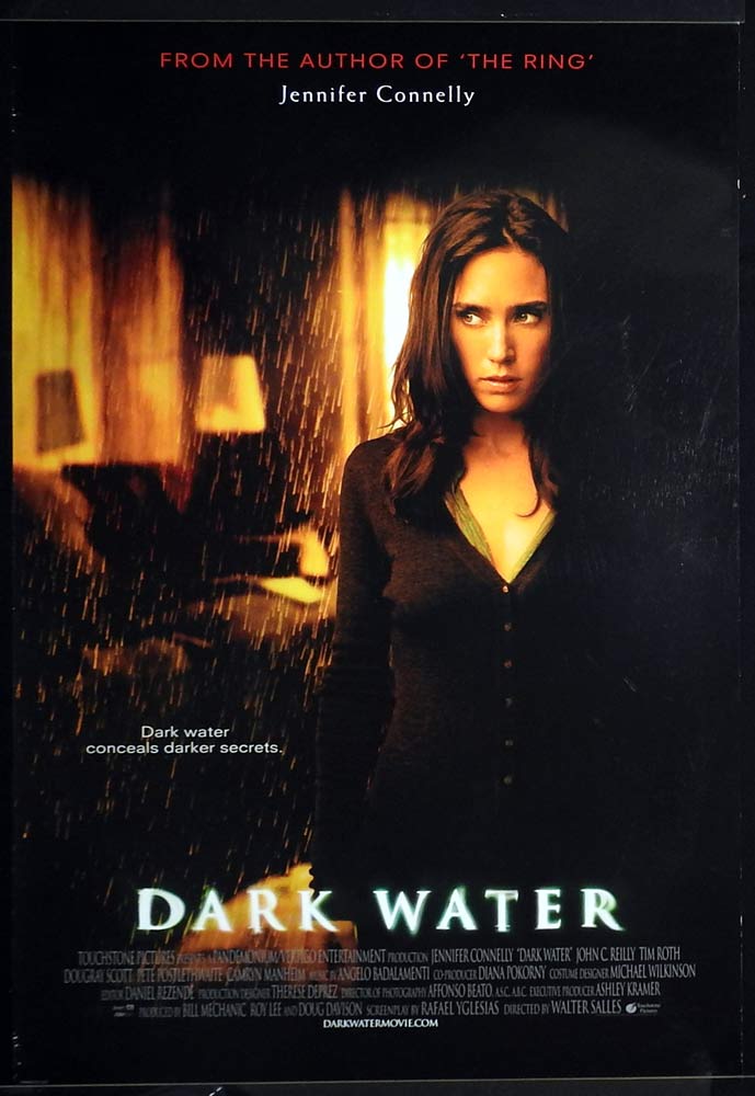 DARK WATER Original US One Sheet Movie poster Jennifer Connelly Tim Roth Horror