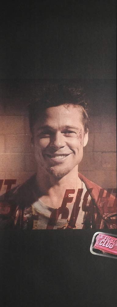 FIGHT CLUB Original ROLLED WILDING Movie Poster Brad Pitt