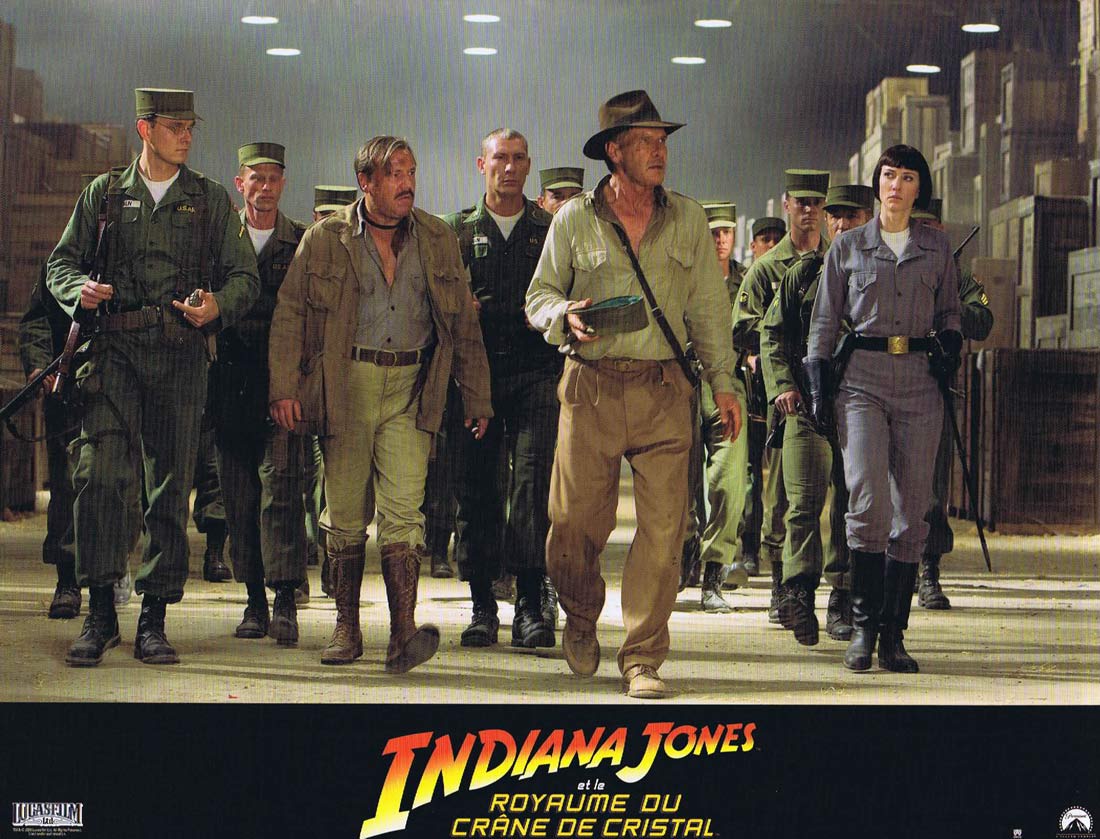 INDIANA JONES AND THE KINGDOM OF THE CRYSTAL SKULL Original French Lobby Card 5 Harrison Ford