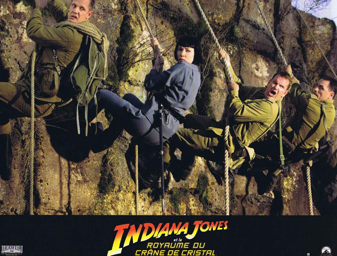 INDIANA JONES AND THE KINGDOM OF THE CRYSTAL SKULL Original French Lobby Card 7 Harrison Ford