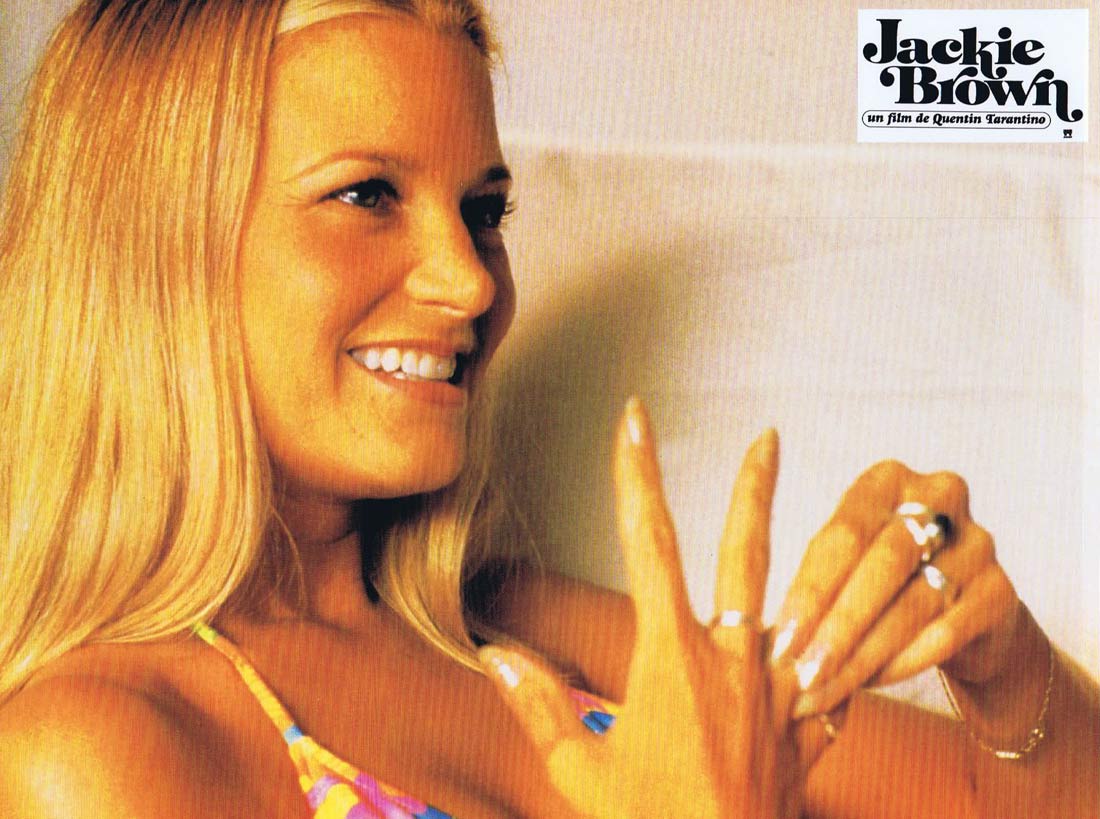 JACKIE BROWN Original French Lobby Card 8 Quentin Tarantino Samuel L. Jackson Pam Grier