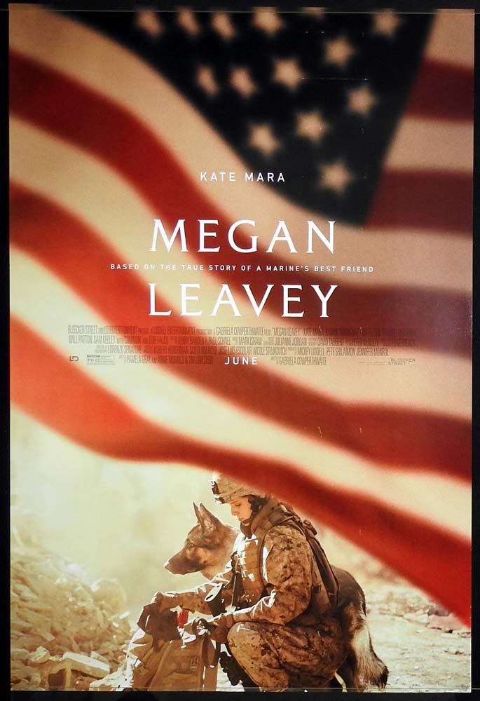 MEGAN LEAVEY Original US One Sheet Movie poster Varco Kate Mara Ramón Rodríguez
