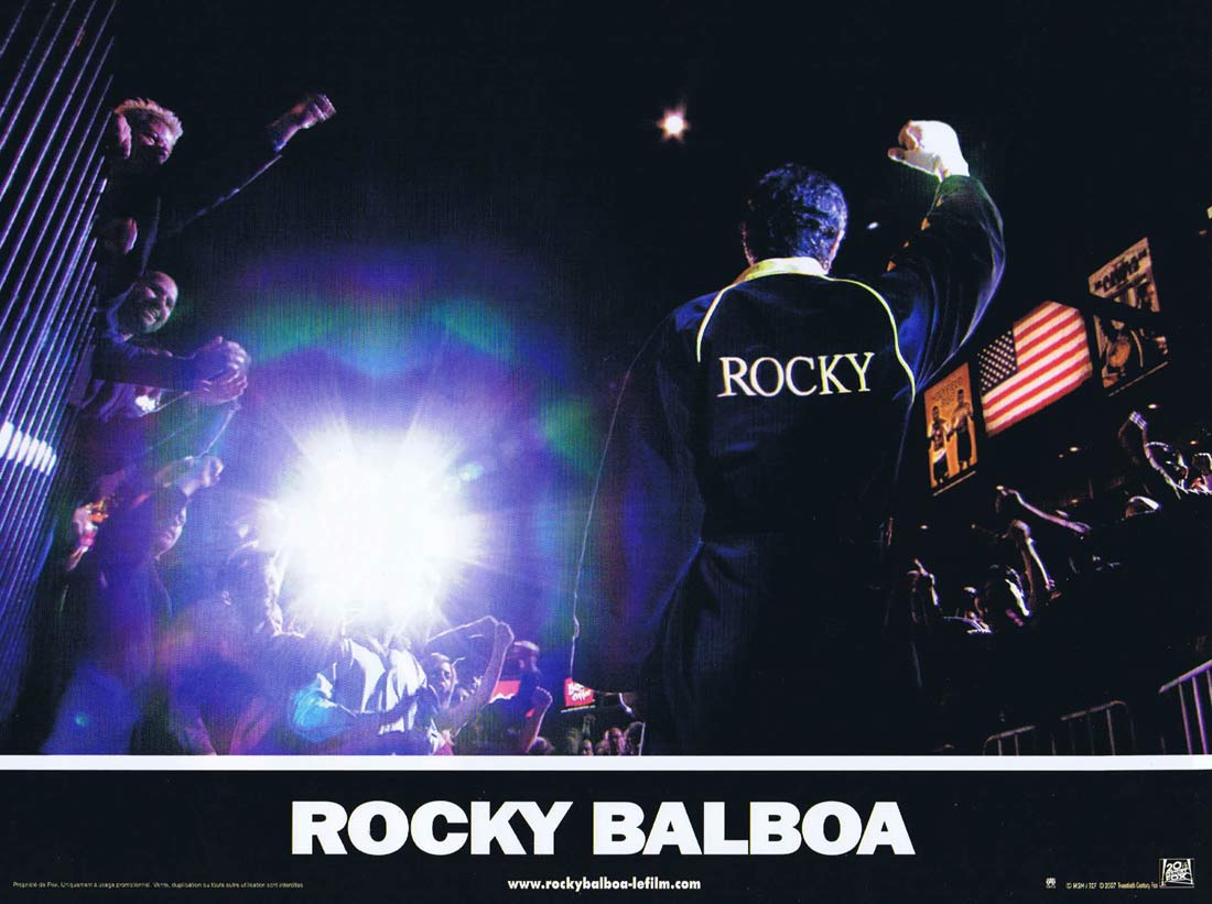 ROCKY BALBOA Original French Lobby Card 3 Boxing Sylvester Stallone Burt Young